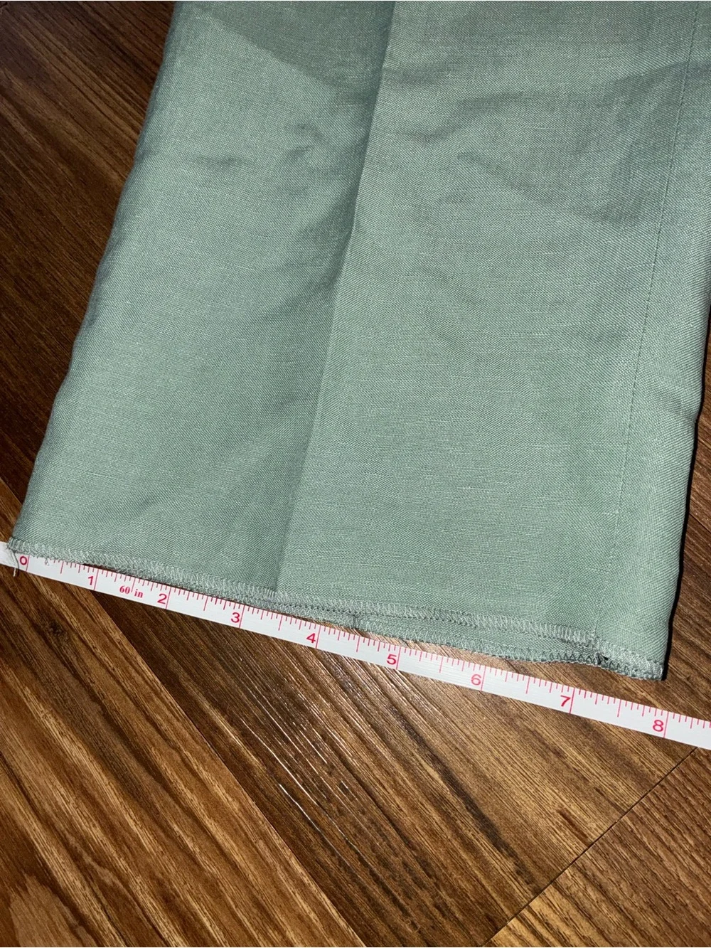 Ralph Lauren Purple Label Mint Green Gregory Hand-Tailored Silk-Linen Trouser